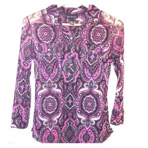 Paisley INC. 3/4 sleeve top